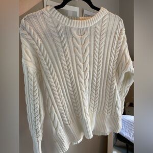 White Philosophy Knit Sweater